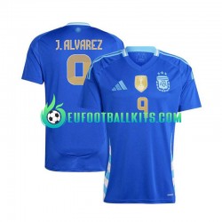 Argentina Julian Alvarez 9 Away Football Shirts Copa America 2024 Men LS