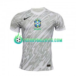 Brazil Goalkeeper Home Football Shirts Copa America 2024 Men LS