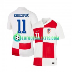 Croatia Marcelo Brozovic 11 Home Football Shirts Euro 2024 Men LS