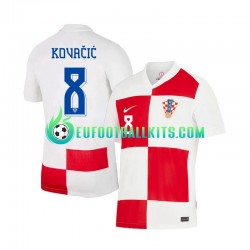 Croatia Mateo Kovacic 8 Home Football Shirts Euro 2024 Men LS