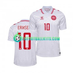 Denmark Eriksen 10 Away Football Shirts Euro 2024 Men LS