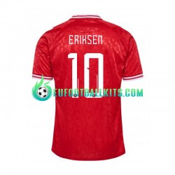 Denmark Eriksen 10 Home Football Shirts Euro 2024 Men LS