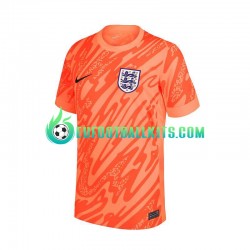 England Goalkeeper Orangecolor Home Football Shirts Euro 2024 Men LS