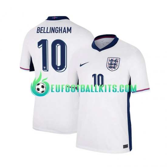 England Jude Bellingham 10 Whitecolor Home Football Shirts Euro 2024 Men LS