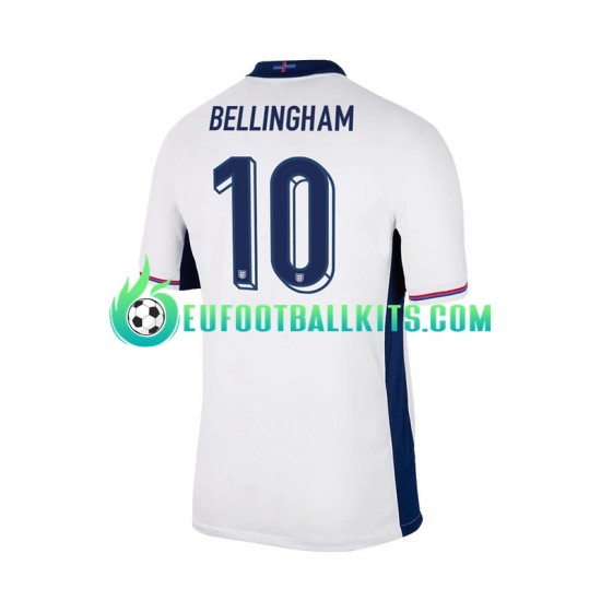 England Jude Bellingham 10 Whitecolor Home Football Shirts Euro 2024 Men LS