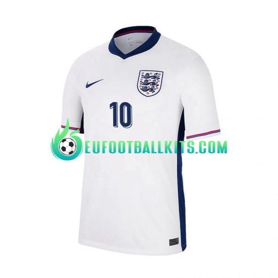 England Jude Bellingham 10 Whitecolor Home Football Shirts Euro 2024 Men LS