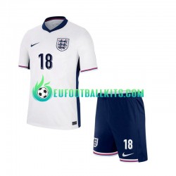 England Trent Alexander-Arnold 18 Home Football Shirts Euro 2024 Kids LS