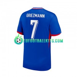 France Antoine Griezmann 7 Bluecolor Home Football Shirts Euro 2024 Men LS