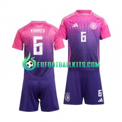 Germany Joshua Kimmich 6 Away Football Shirts Euro 2024 Kids LS