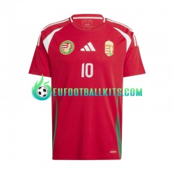Hungary Dominik Szoboszlai 10 Redcolor Home Football Shirts Euro 2024 Men LS