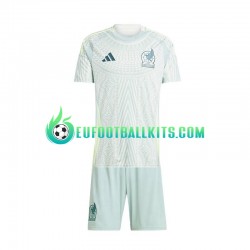 Mexico Away Football Shirts Copa America 2024 Kids LS