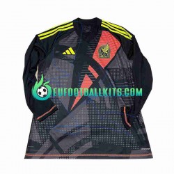 Mexico Goalkeeper Blackcolor Home Football Shirts Copa America 2024 Men SS