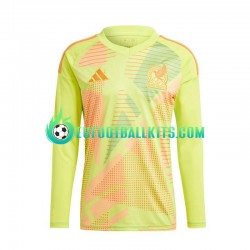Mexico Goalkeeper Yellowcolor Away Football Shirts Euro 2024 Men SS