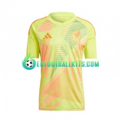 Mexico Goalkeeper Yellowcolor Away Football Shirts Euro 2024 Men LS