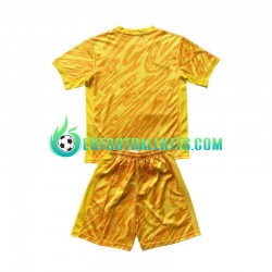 Netherlands Goalkeeper Away Football Shirts Euro 2024 Kids LS