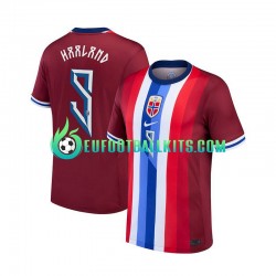 Norway Haaland 9 Redcolor Home Football Shirts 2024 Men LS