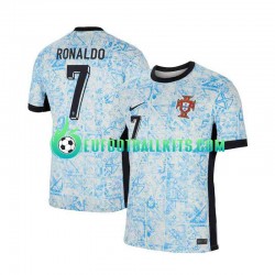 Portugal Cristiano Ronaldo 7 Away Football Shirts Euro 2024 Men LS