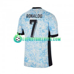 Portugal Cristiano Ronaldo 7 Away Football Shirts Euro 2024 Men LS