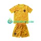 Portugal Goalkeeper Yellowcolor Home Football Shirts Euro 2024 Kids LS