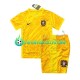 Portugal Goalkeeper Yellowcolor Home Football Shirts Euro 2024 Kids LS