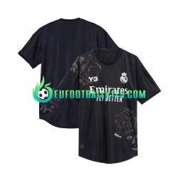 Real Madrid Goalkeeper Y-3 Blackcolor Fourth Football Shirts 2023-2024 Men LS