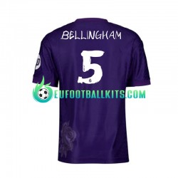 Real Madrid Jude Bellingham 5 Purplecolor Y-3 Fourth Football Shirts 2023-2024 Men LS