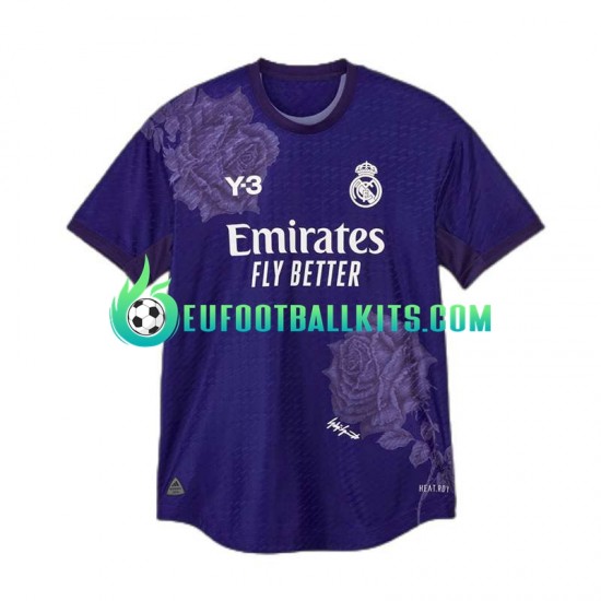 Real Madrid Vinicius Junior 7 Purplecolor Y-3 Fourth Football Shirts 2023-2024 Men LS