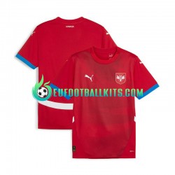 Serbia Redcolor Home Football Shirts Euro 2024 Men LS