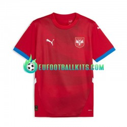 Serbia Redcolor Home Football Shirts Euro 2024 Men LS