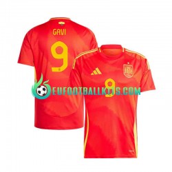 Spain Gavi 9 Home Football Shirts Euro 2024 Men LS