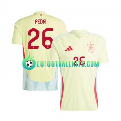 Spain Pedri 26 Away Football Shirts Euro 2024 Men LS