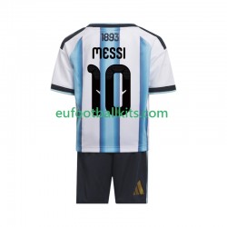 Argentina Lionel Messi 10 Home Football Shirts World Cup 2026 Kids LS