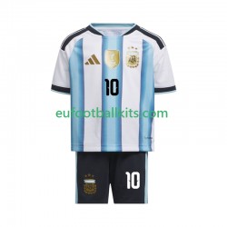 Argentina Lionel Messi 10 Home Football Shirts World Cup 2026 Kids LS