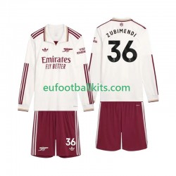 Arsenal Zubimendi 36 Third Football Shirts 2025-2026 Kids SS