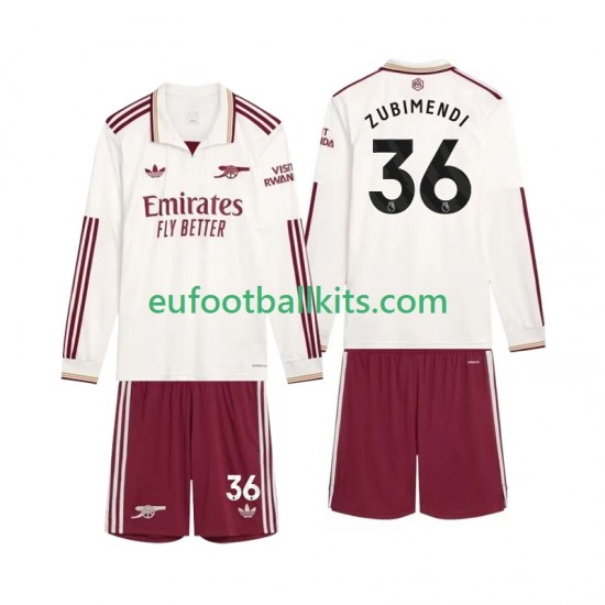 Arsenal Zubimendi 36 Third Football Shirts 2025-2026 Kids SS