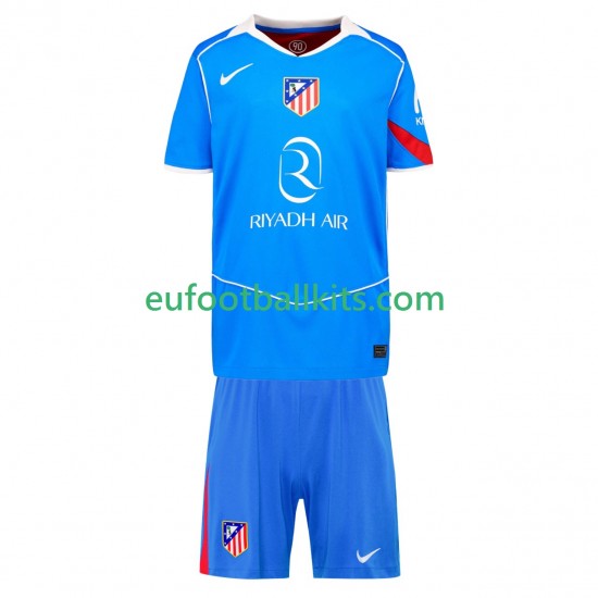 Atletico Madrid Third Football Shirts 2025-2026 Kids LS