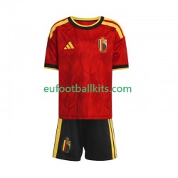 Belgium Home Football Shirts World Cup 2026 Kids LS