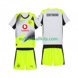 Borussia Dortmund Away Football Shirts 2025-2026 Kids LS