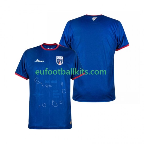 Cape Verde Home Football Shirts 2024-2025 Men LS