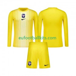 France Goalkeeper Home Football Shirts 2025 Kids SS