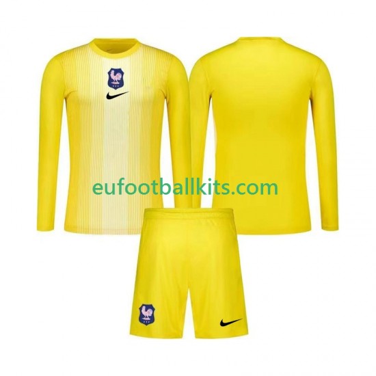 France Goalkeeper Home Football Shirts 2025 Kids SS