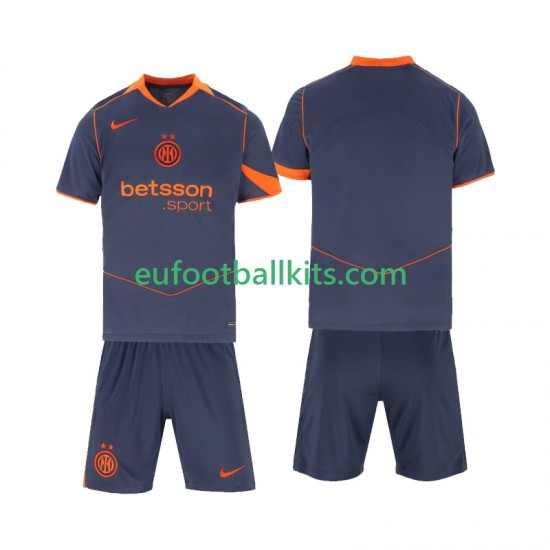 Inter Milan Third Football Shirts 2025-2026 Kids LS