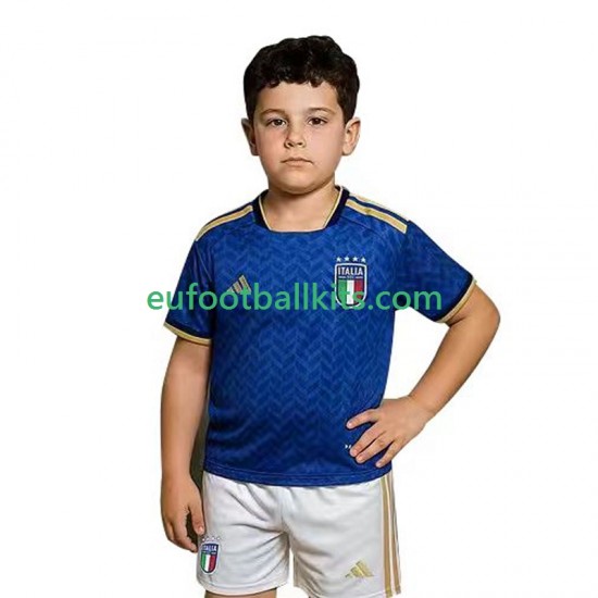 Italy Home Football Shirts World Cup 2026 Kids LS