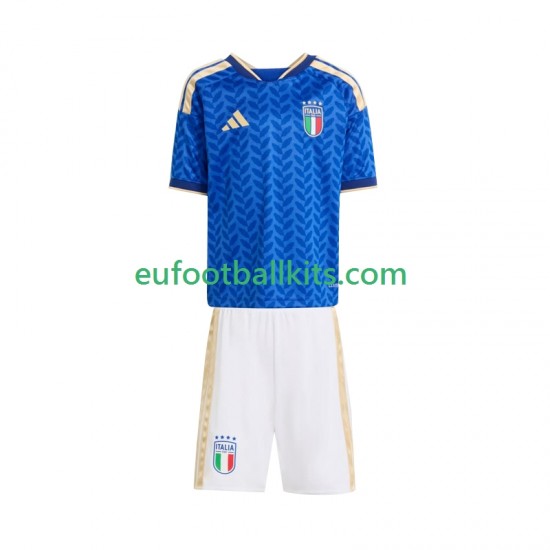 Italy Home Football Shirts World Cup 2026 Kids LS