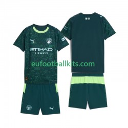 Manchester City Fourth Football Shirts 2025-2026 Kids LS