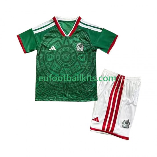 Mexico Home Football Shirts World Cup 2026 Kids LS