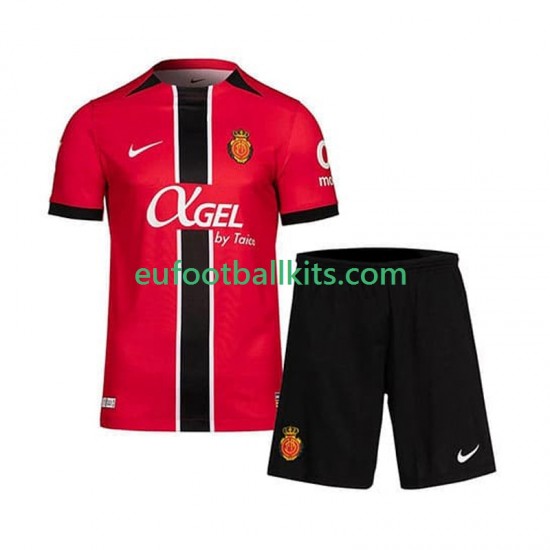 RCD Mallorca Home Football Shirts 2025-2026 Kids LS