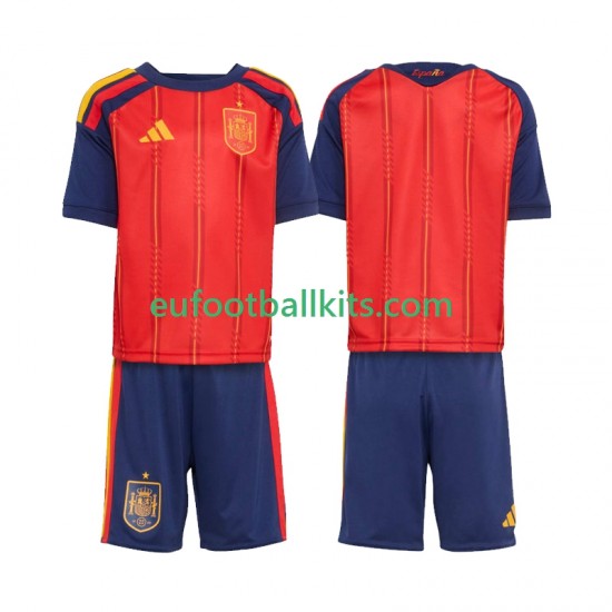 Spain Home Football Shirts World Cup 2026 Kids LS