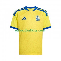 UKRAINE Home Football Shirts World Cup 2026 Kids LS