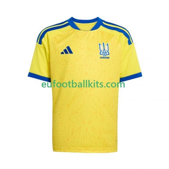 UKRAINE Home Football Shirts World Cup 2026 Kids LS
